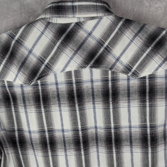 Men’s BKE Blue & White Striped Cotton Denim Shirt Size XL​ - Picture 3 of 12